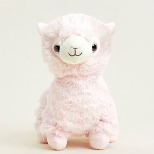 Warmies Soft Pink Plush llama Companion nwot